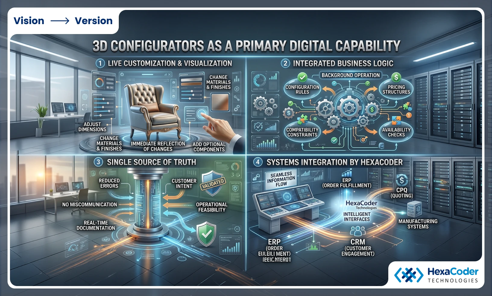 Digital-first enterprise with 3D configurators