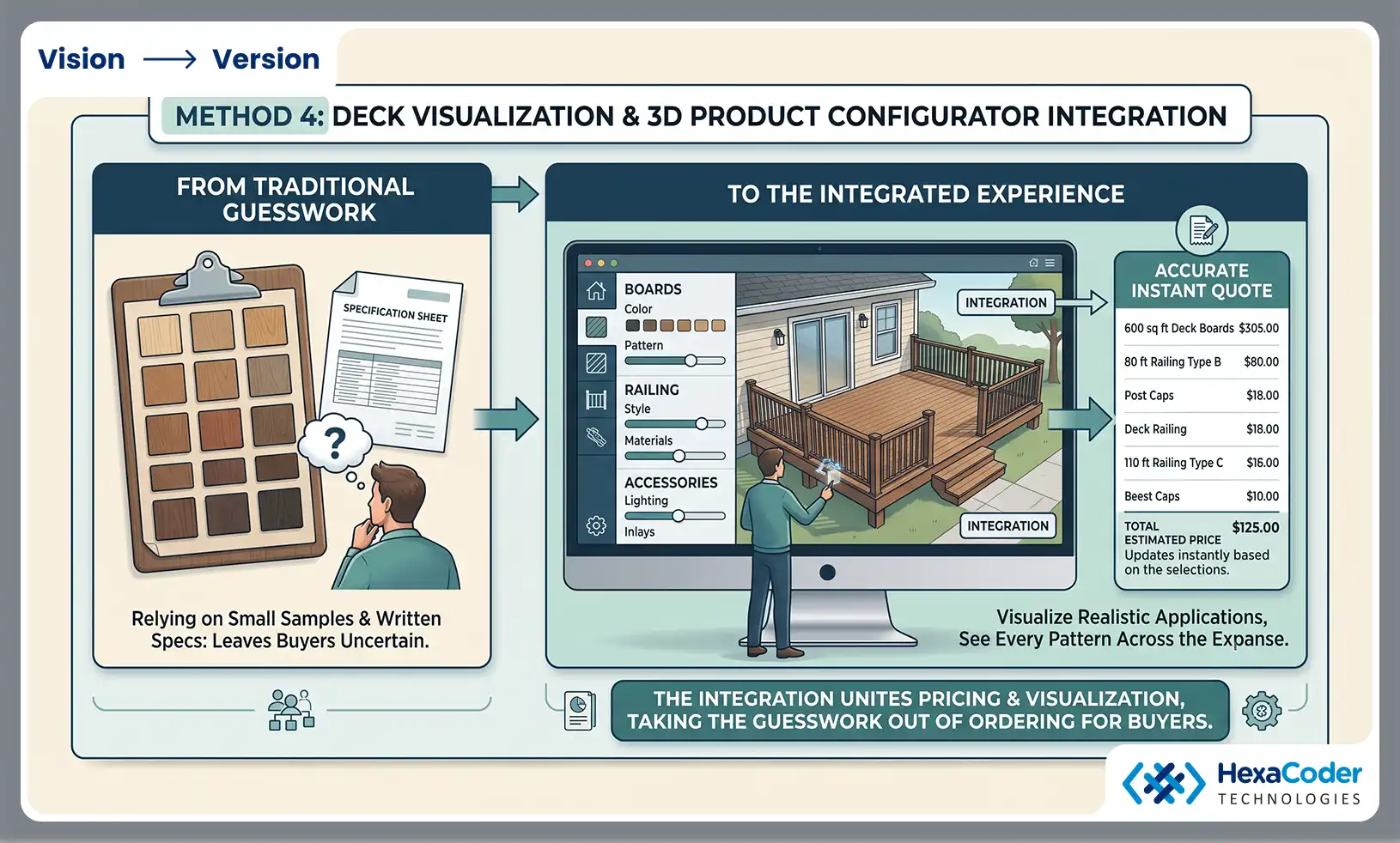 Deck Visualization & 3D Product Configurator Integration