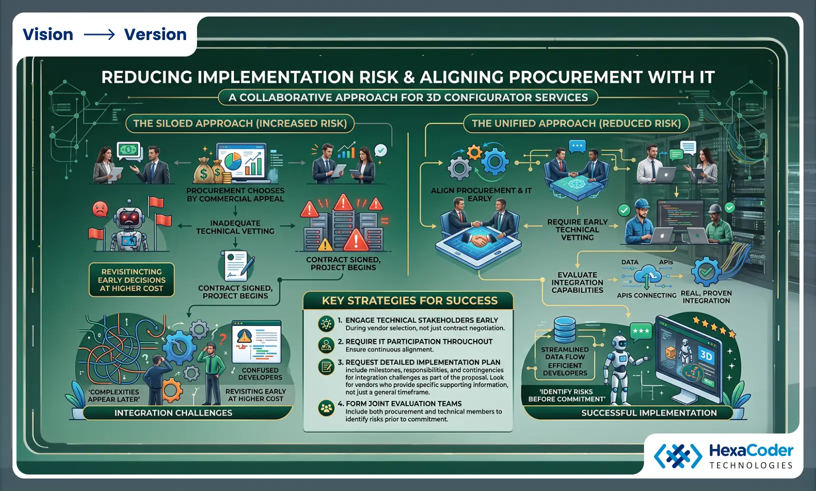 Reducing implementation risk and aligning procurement with IT